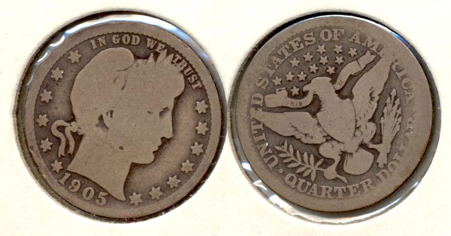 1905 Barber Quarter AG-3 a