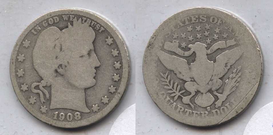 1908-S Barber Quarter AG-3