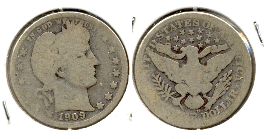 1909-D Barber Quarter AG-3