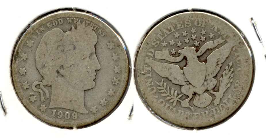 1909-D Barber Quarter AG-3 c