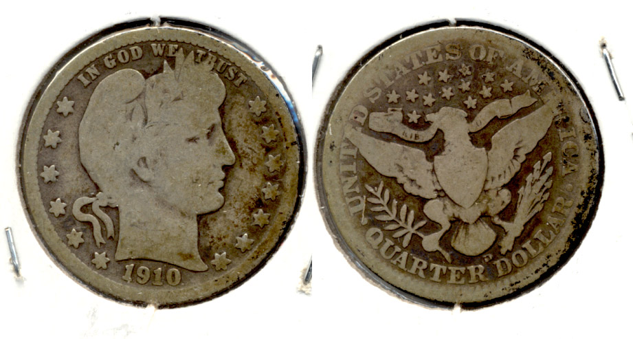 1910-D Barber Quarter AG-3 b