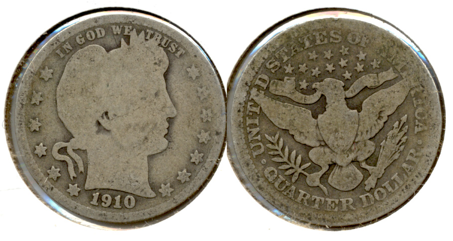 1910 Barber Quarter AG-3 f