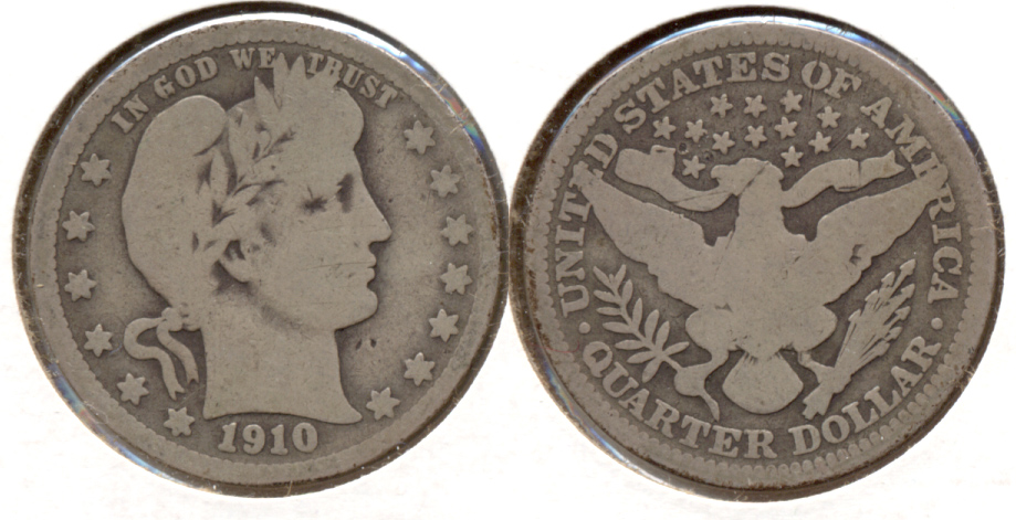 1910 Barber Quarter Good-4 d