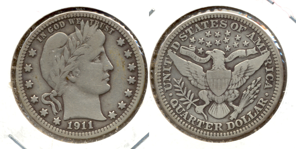 1911 Barber Quarter Fine-12
