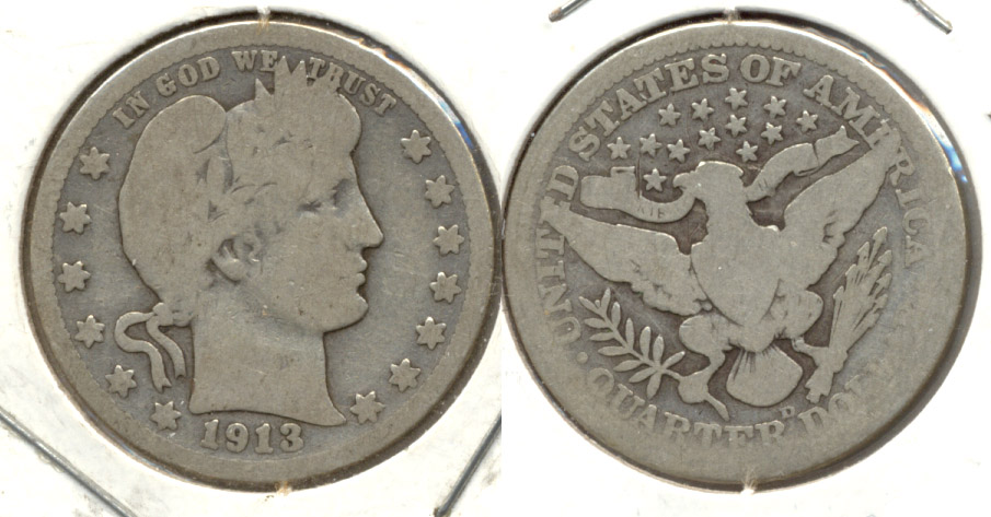  1913-D Barber Quarter AG-3 d