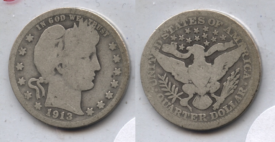 1913 Barber Quarter Good-4 #d