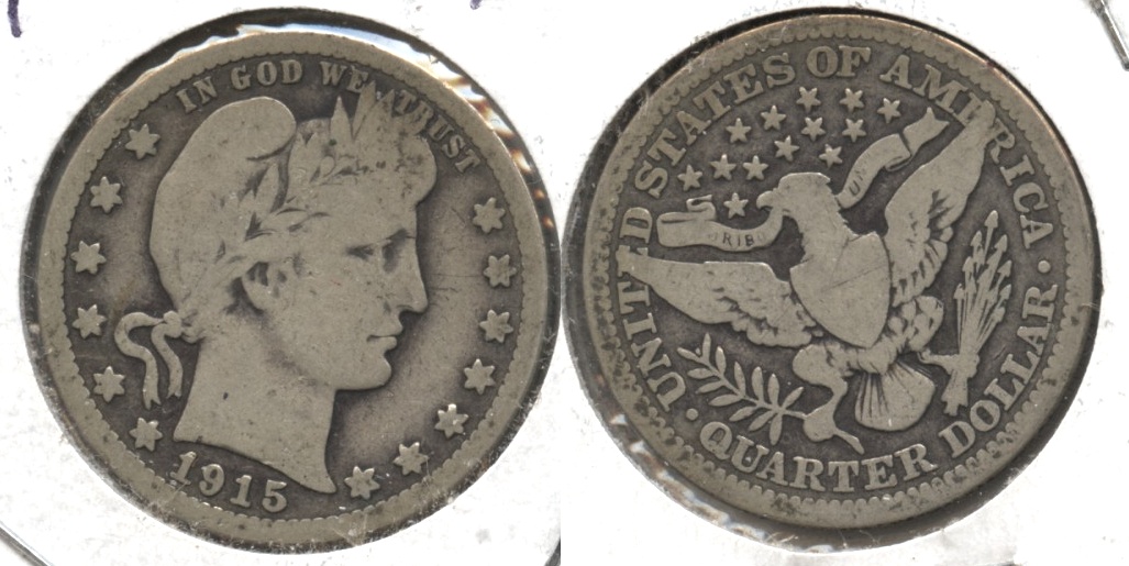 1915 Barber Quarter Good-4 #x