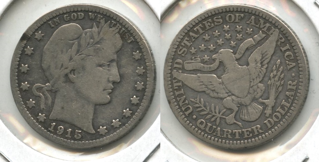 1915 Barber Quarter VG-8 #b