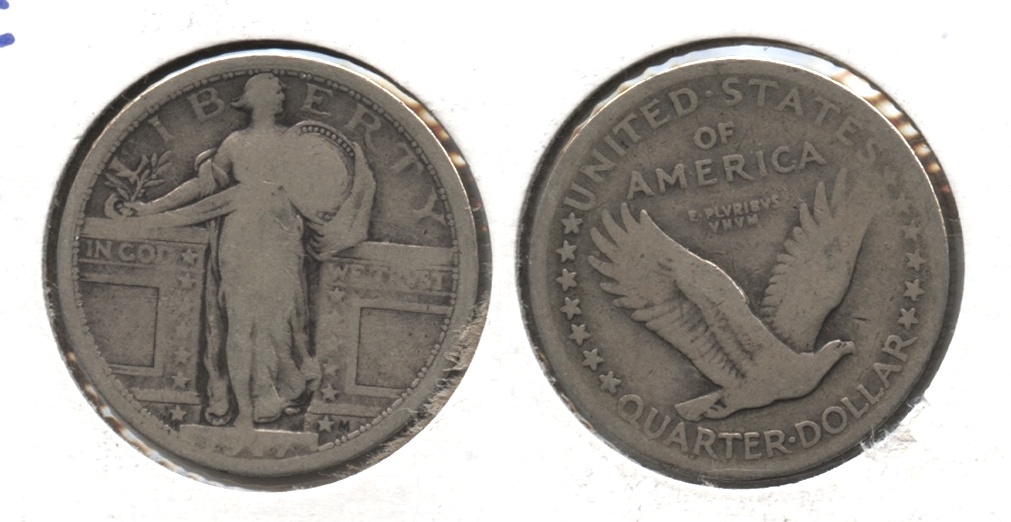 1917 Type 1 Standing Liberty Quarter Good-4 #a