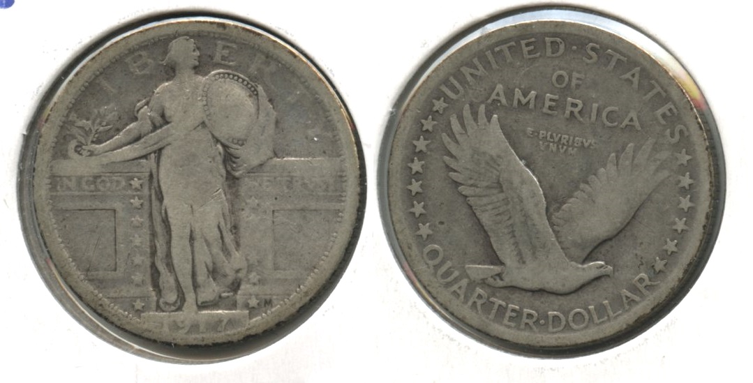 1917 Type 1 Standing Liberty Quarter Good-4 #b