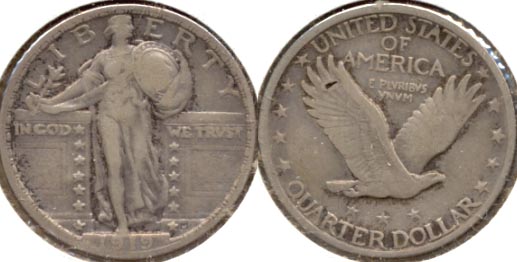 1919 Standing Liberty Quarter Fine-12