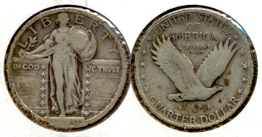 1920 Standing Liberty Quarter Fine-12 a