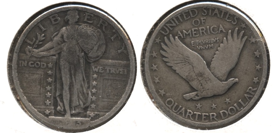 1923 Standing Liberty Quarter VG-8 #e