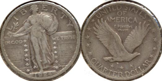 1924 Standing Liberty Quarter VF-20