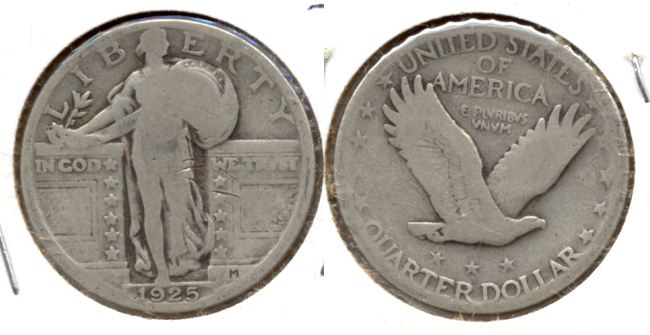 1925 Standing Liberty Quarter Good-4 a