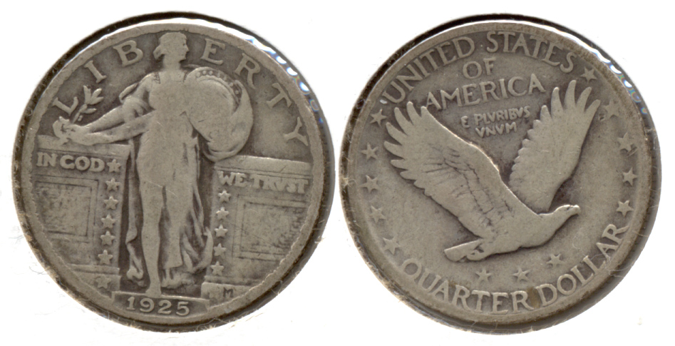 1925 Standing Liberty Quarter Good-4 c