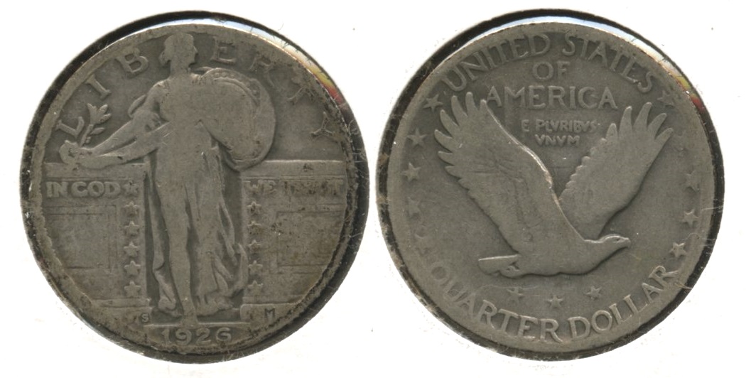 1926-S Standing Liberty Quarter VG-8 #a