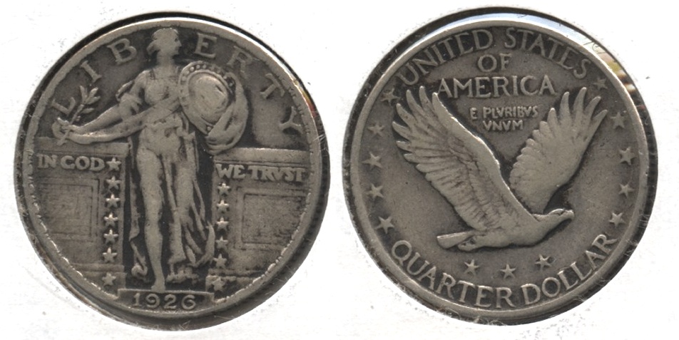 1926 Standing Liberty Quarter VF-20 #d