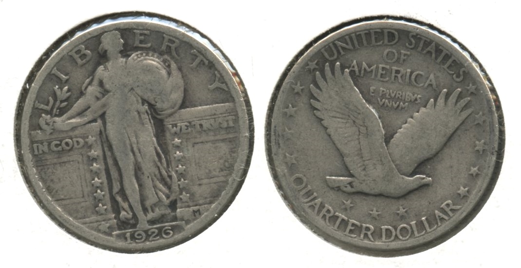 1926 Standing Liberty Quarter VG-8 #f