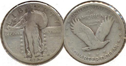 1927-D Standing Liberty Quarter Good-4