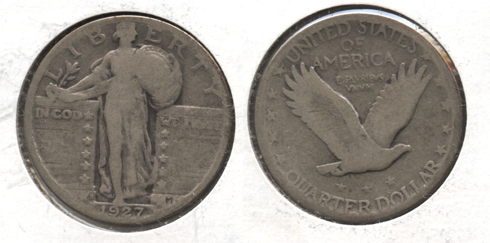 1927-S Standing Liberty Quarter Good-4 #k
