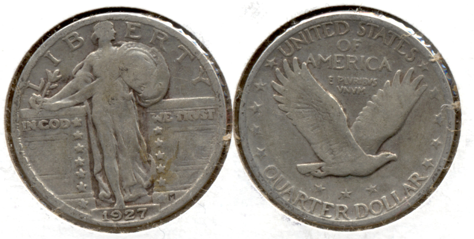 1927 Standing Liberty Quarter Fine-12