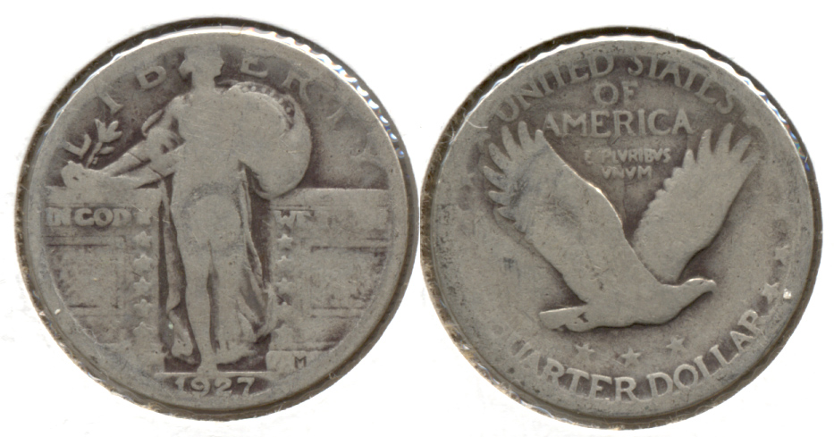 1927 Standing Liberty Quarter Good-4 b
