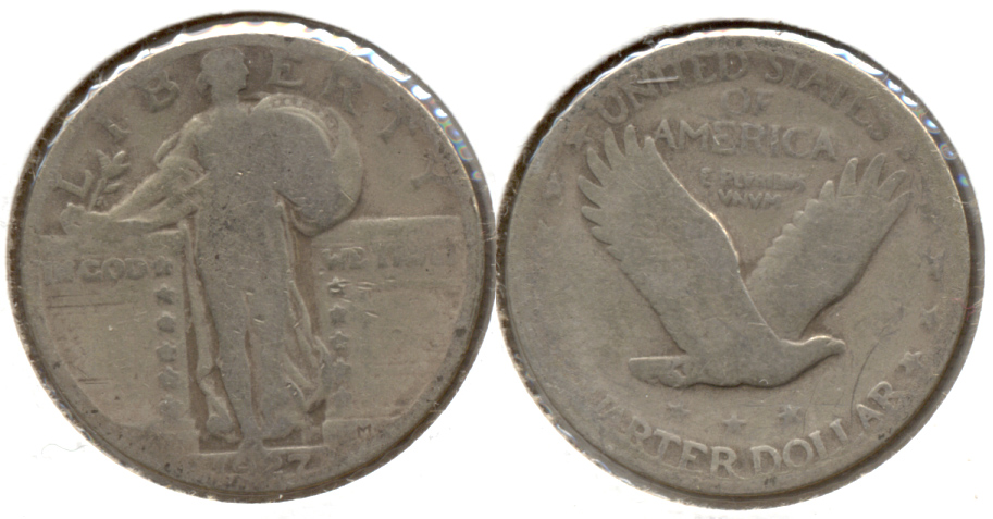 1927 Standing Liberty Quarter Good-4 e