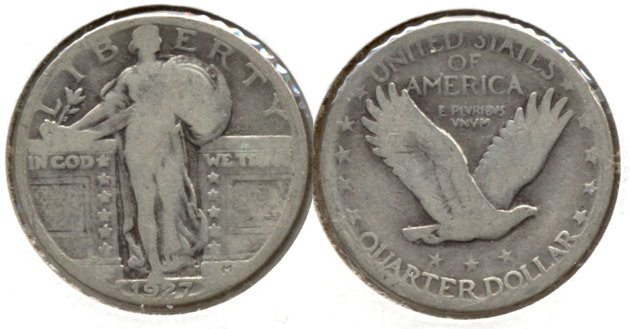 1927 Standing Liberty Quarter Good-4 k
