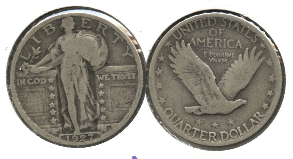1927 Standing Liberty Quarter VG-8 #ae