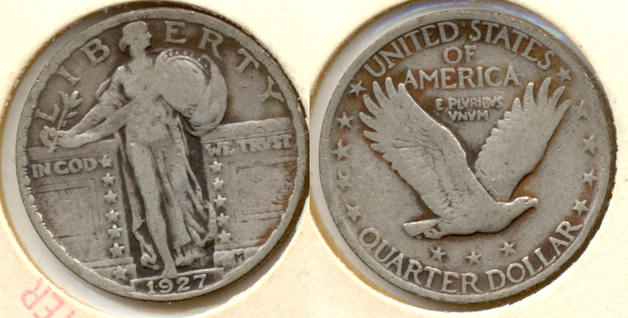 1927 Standing Liberty Quarter VG-8 f