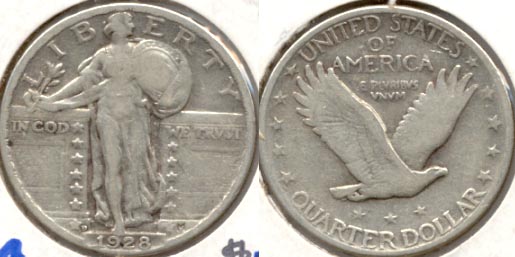 1928-D Standing Liberty Quarter Fine-12