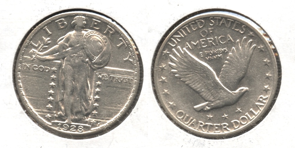 1928 Standing Liberty Quarter AU-50