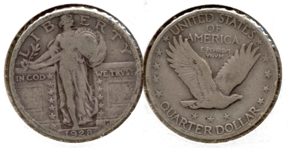 1928 Standing Liberty Quarter Fine-12