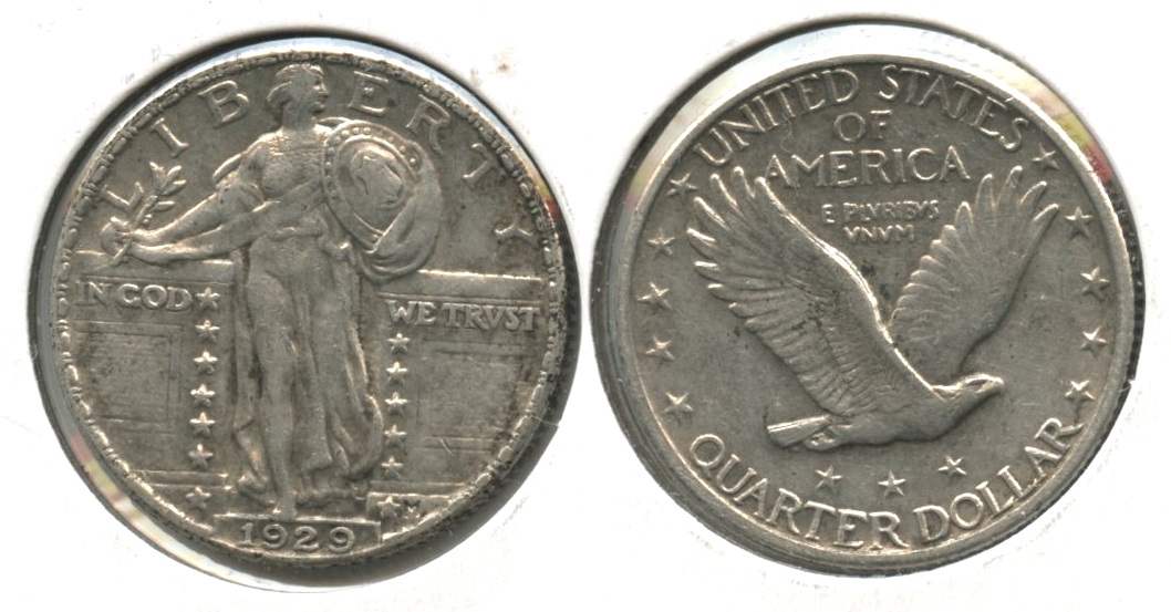 1929 Standing Liberty Quarter EF-40 #a