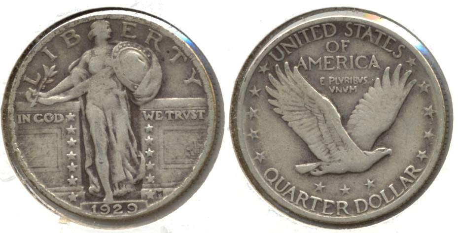 1929 Standing Liberty Quarter VF-20 b