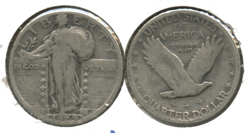 1929 Standing Liberty Quarter VG-8 #q