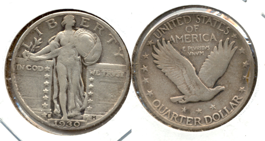 1930-S Standing Liberty Quarter VF-20 b
