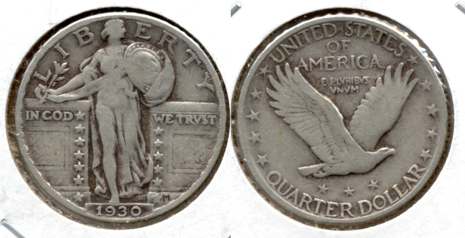 1930 Standing Liberty Quarter Fine-12 j