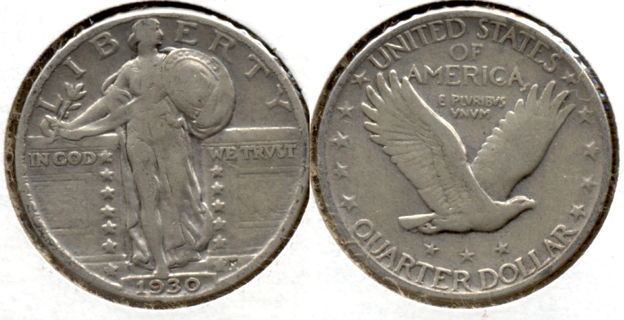 1930 Standing Liberty Quarter Fine-12 p