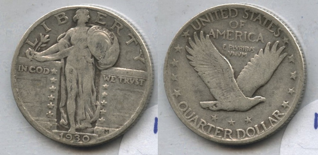 1930 Standing Liberty Quarter Fine-12 #v