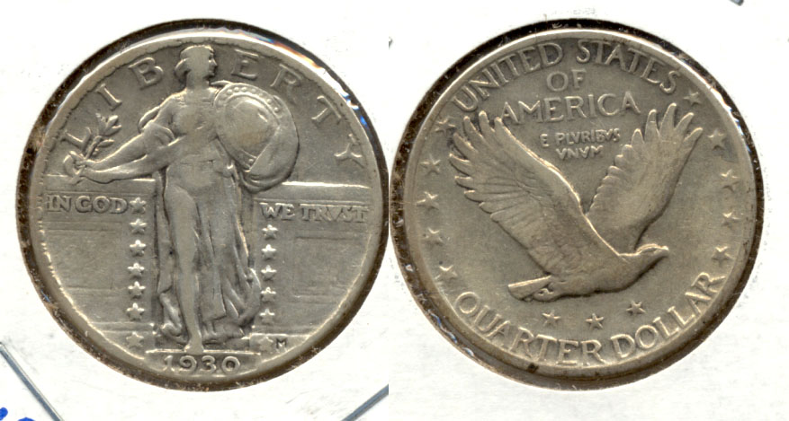 1930 Standing Liberty Quarter VF-20 f