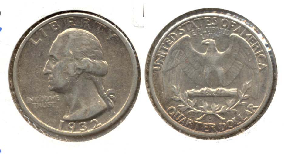 1932-S Washington Quarter EF-40 #b