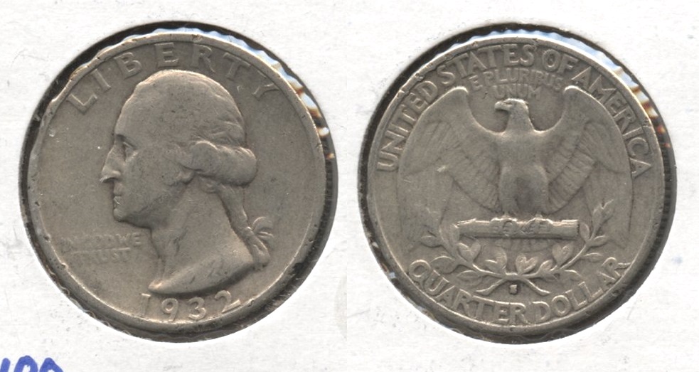 1932-S Washington Quarter VG-8 #a