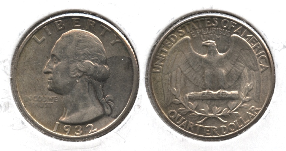1932 Washington Quarter AU-50 #w