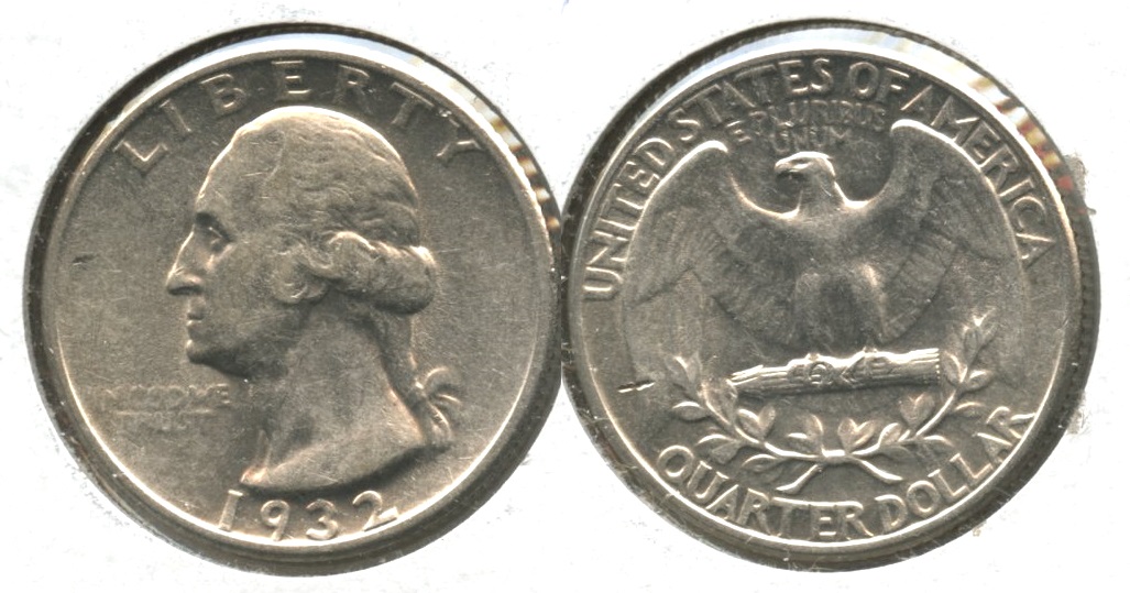 1932 Washington Quarter EF-40 #p Lightly Cleaned