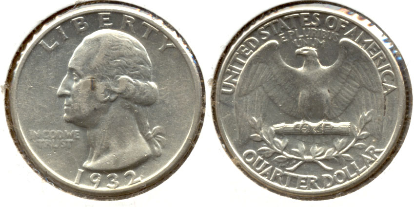 1932 Washington Quarter EF-45 a