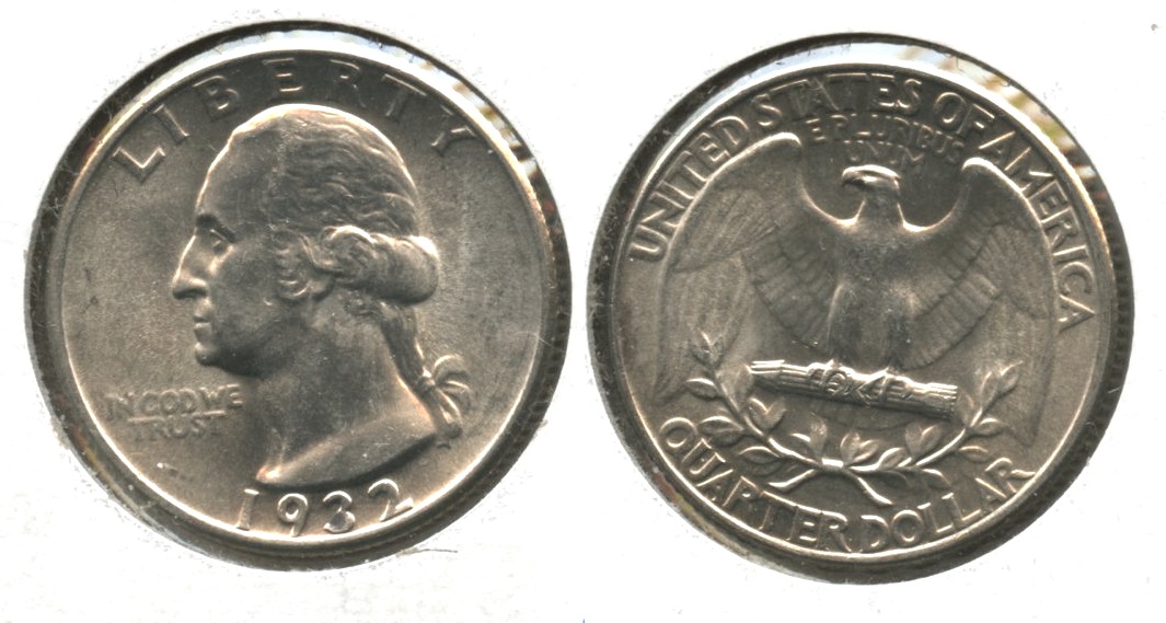 1932 Washington Quarter MS-60 #b