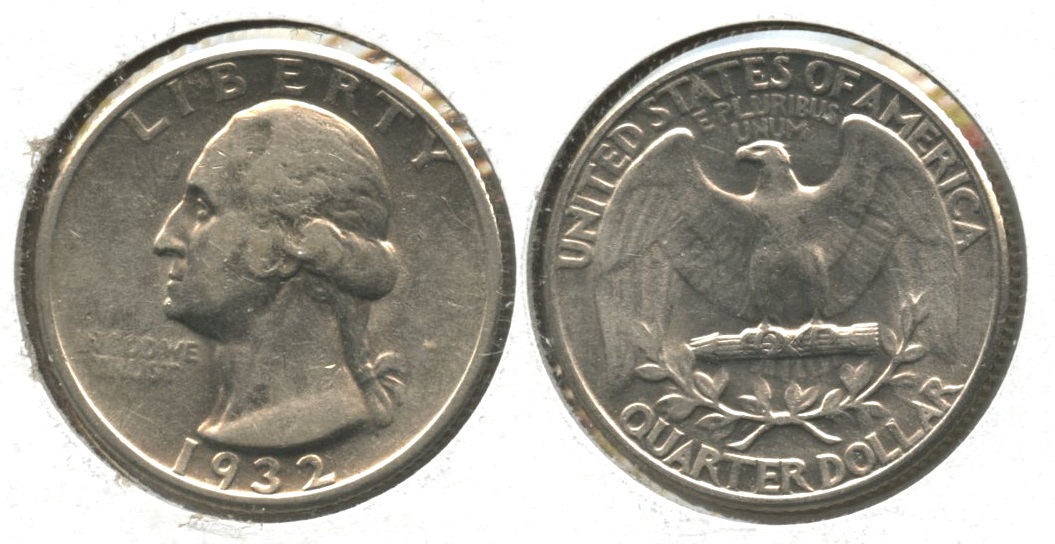 1932 Washington Quarter VF-20 #u Cleaned