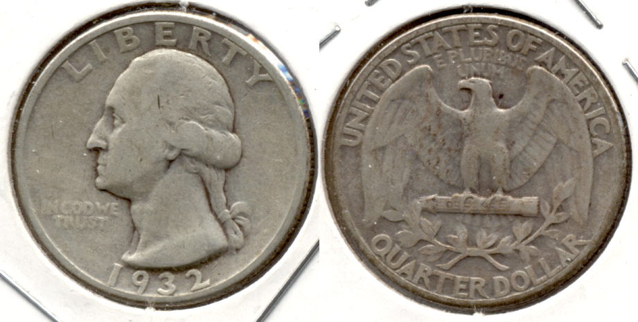 1932 Washington Quarter VG-8 i